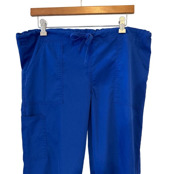 Scrubstar Electric Blue Drawstring Scrub Bottoms Size Small Pre-owned - Picture 2 of 10